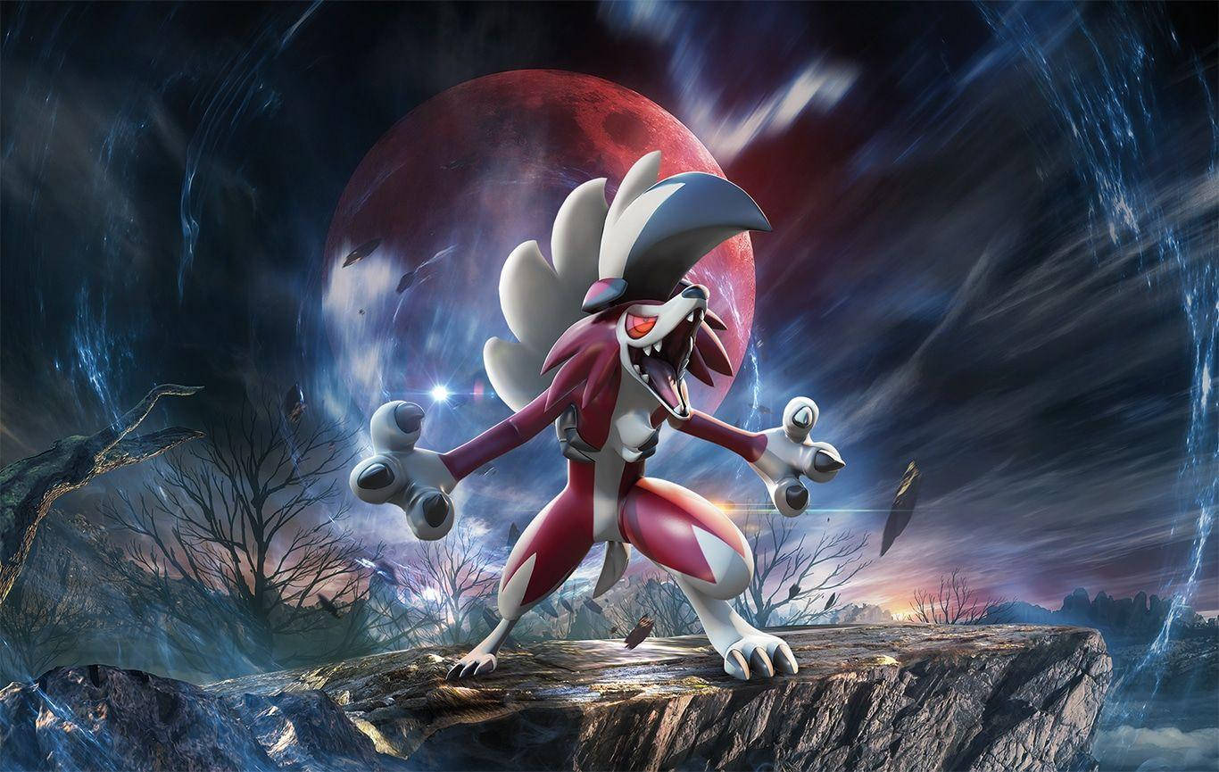 3d Lycanroc Midnight