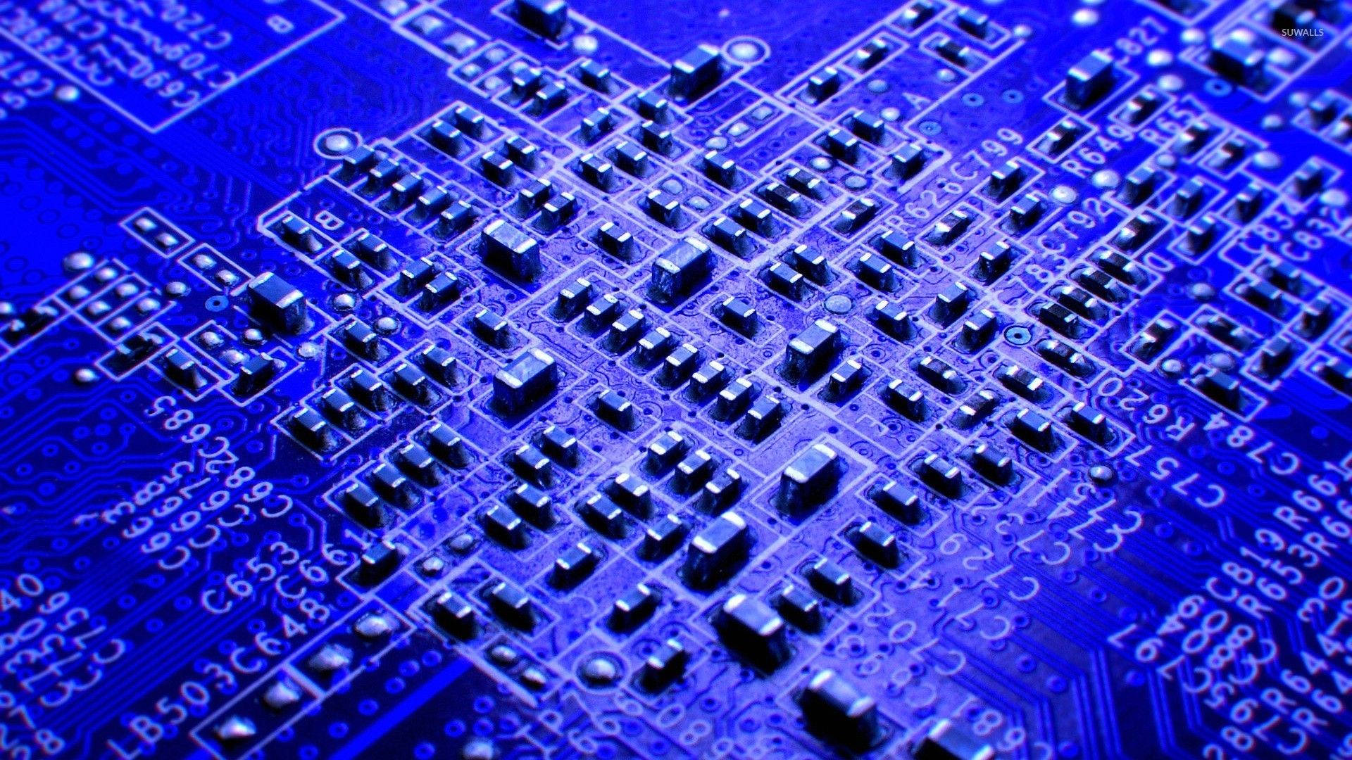3d Model Circuit Board Background