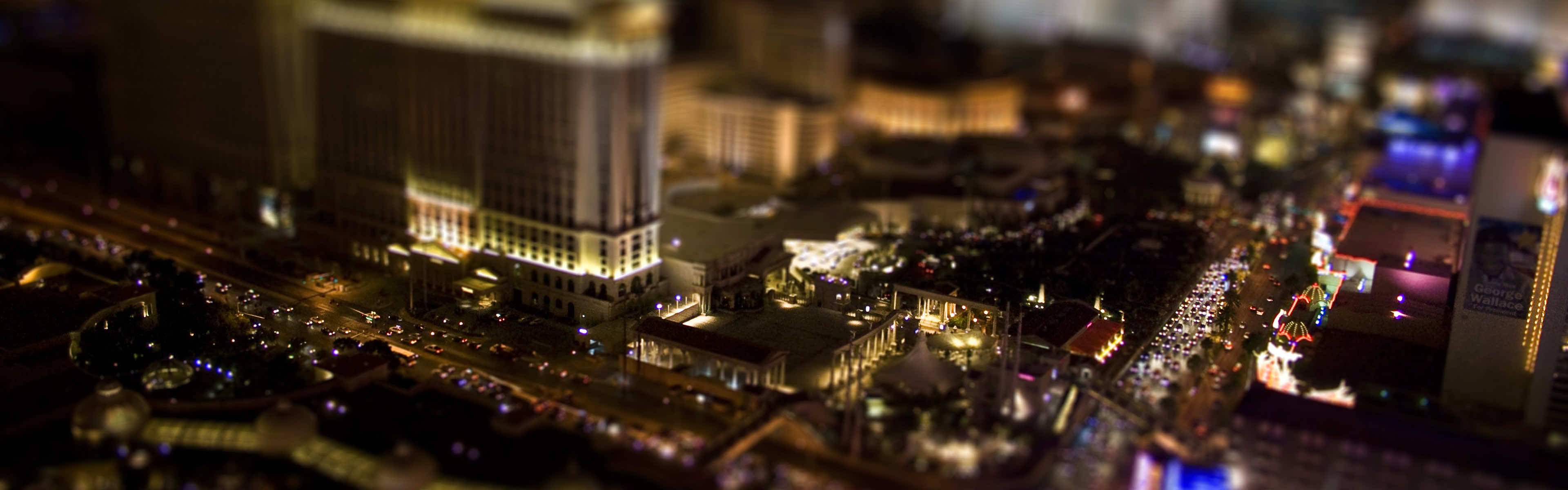 3d Model Las Vegas Night Background