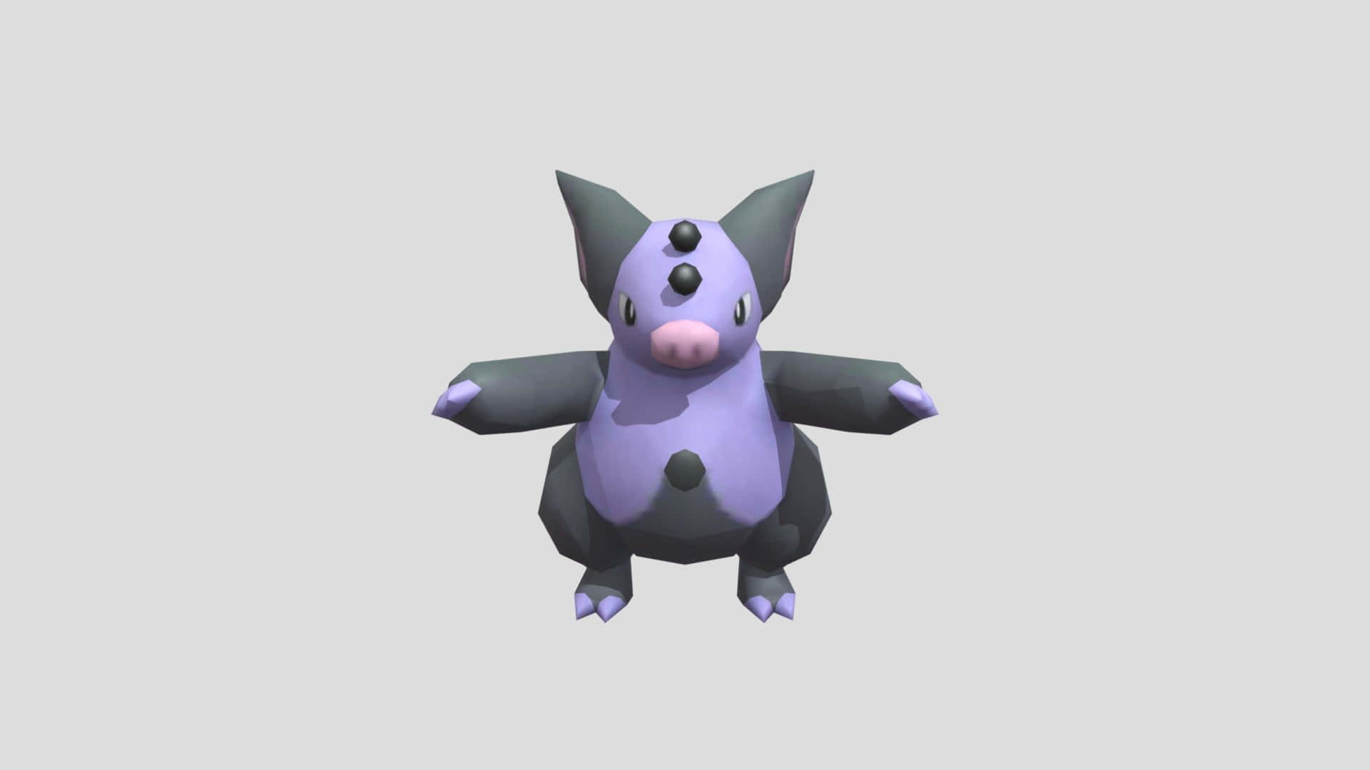 3d Model Of Grumpig Background