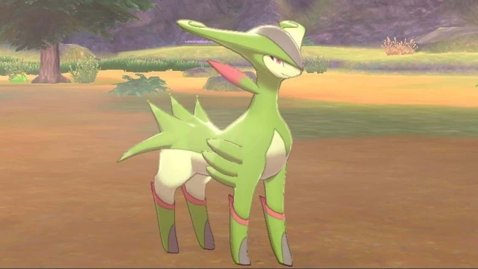 3d Model Of Virizion From Pokemon Background