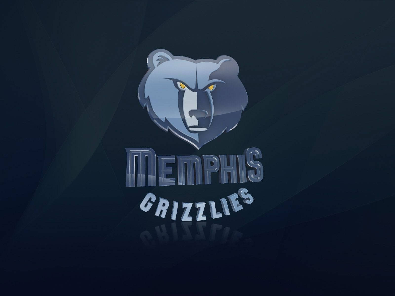 3d Nba Memphis Grizzlies Logo Background