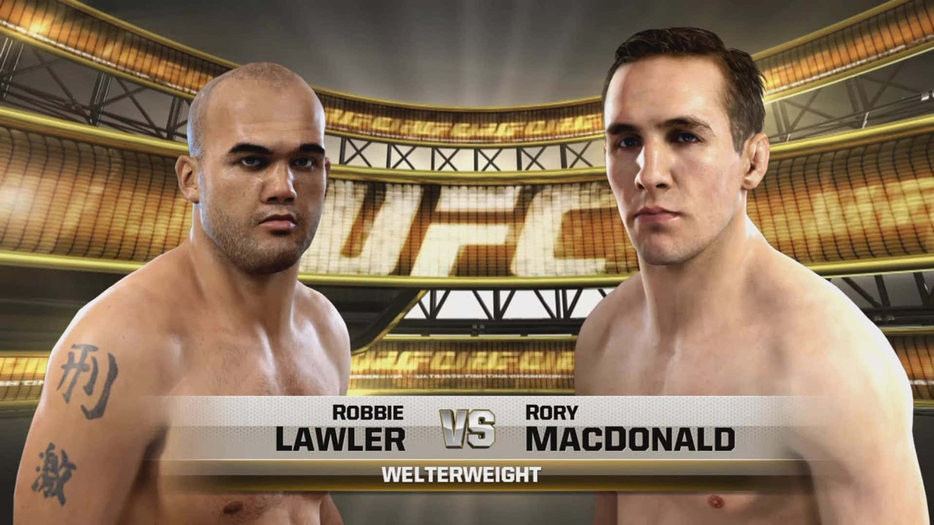 3d Of Robbie Lawler And Rory Macdonald