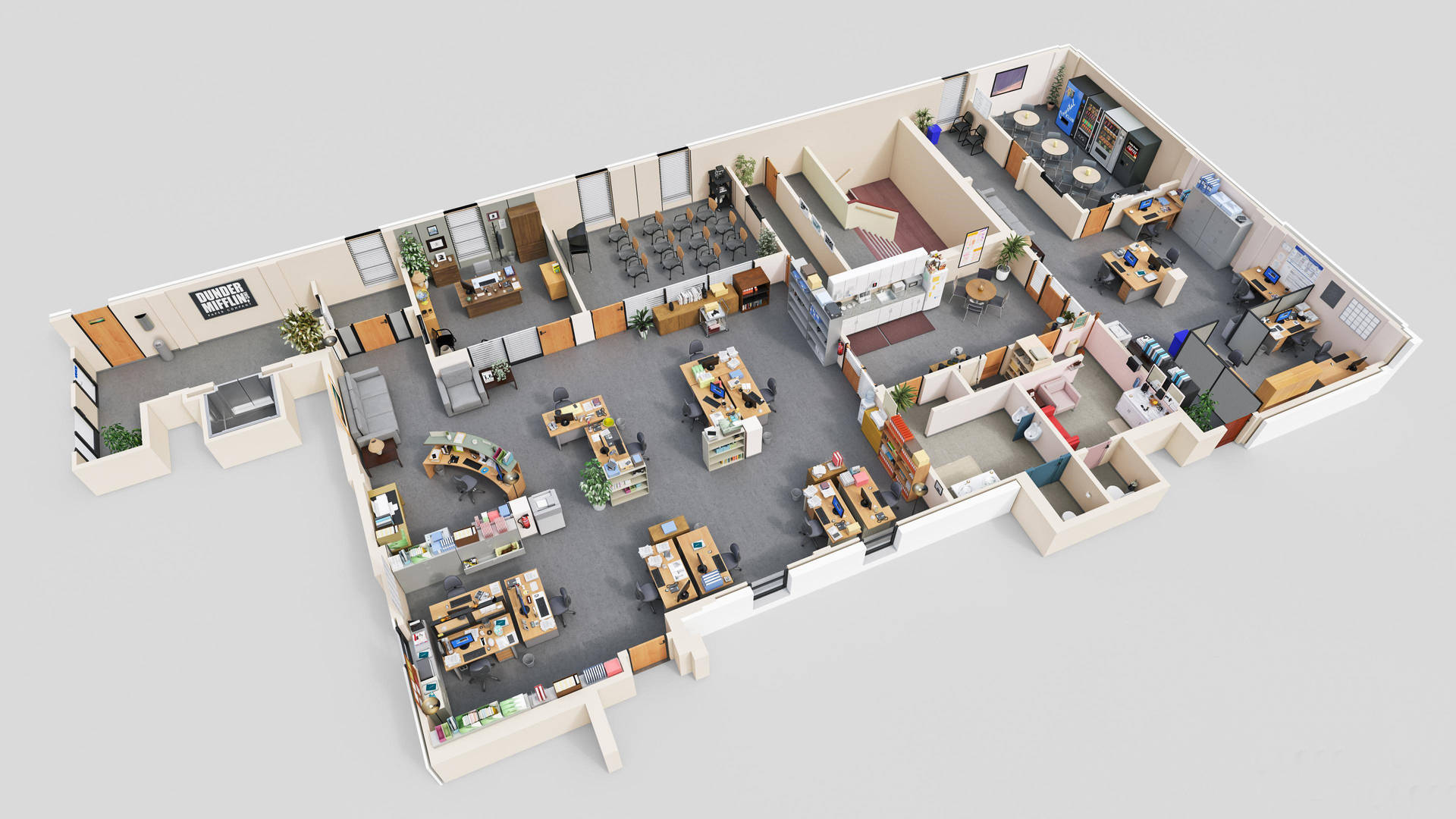 3d Office Floor Plan