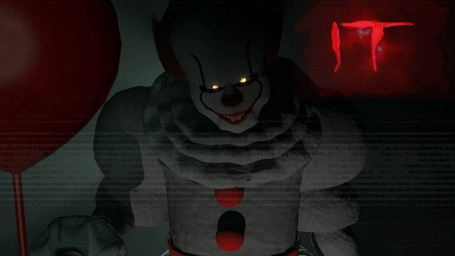 3d Pennywise Of It Background