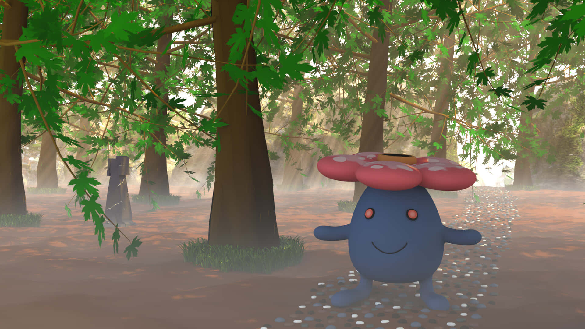 3d Photo Of Vileplume In The Forest