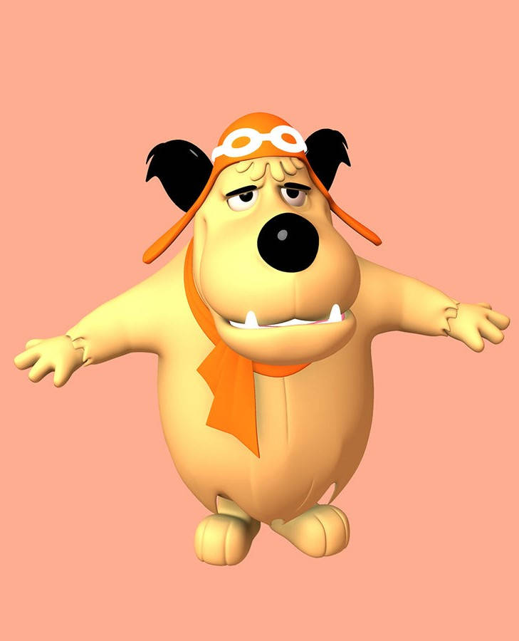 3d Rendered Image Of Muttley Character Background