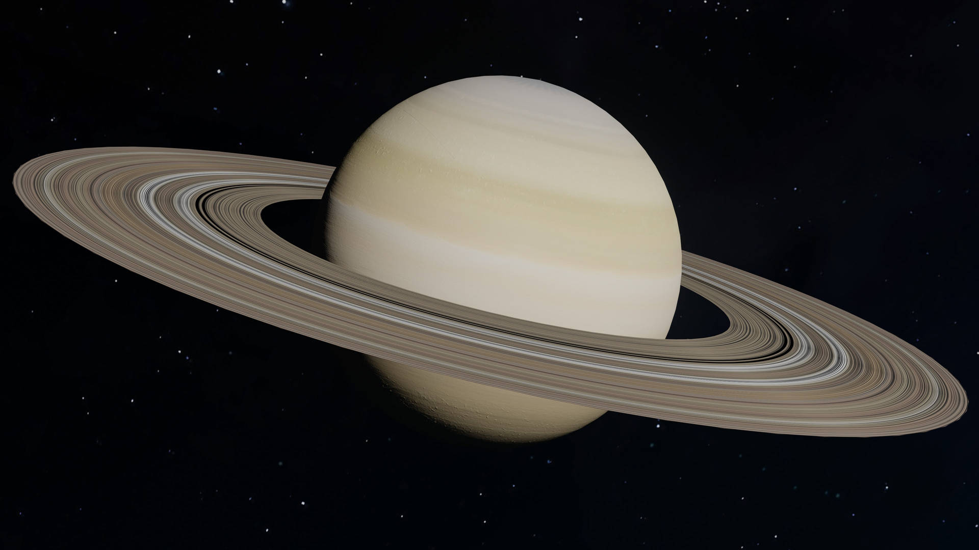 3d Saturn 4k Background