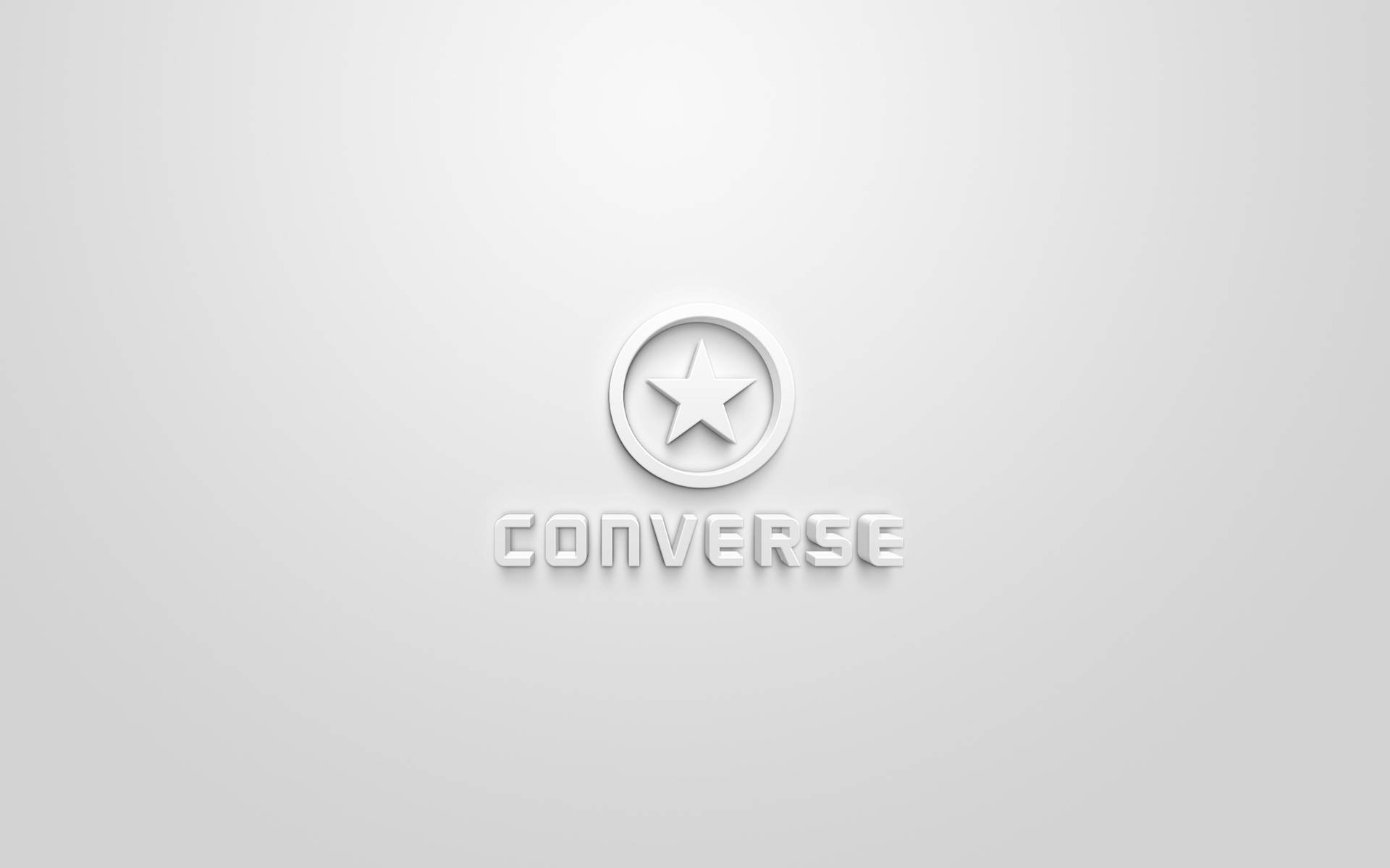 3d Silver Converse Logo