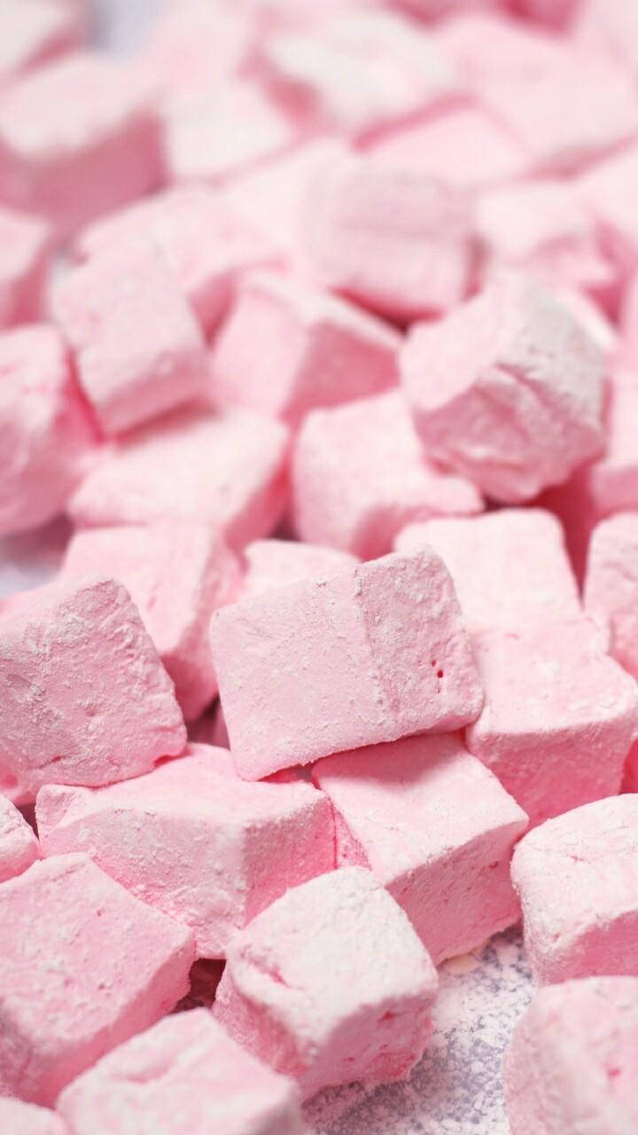 3d Square Marshmallow Background