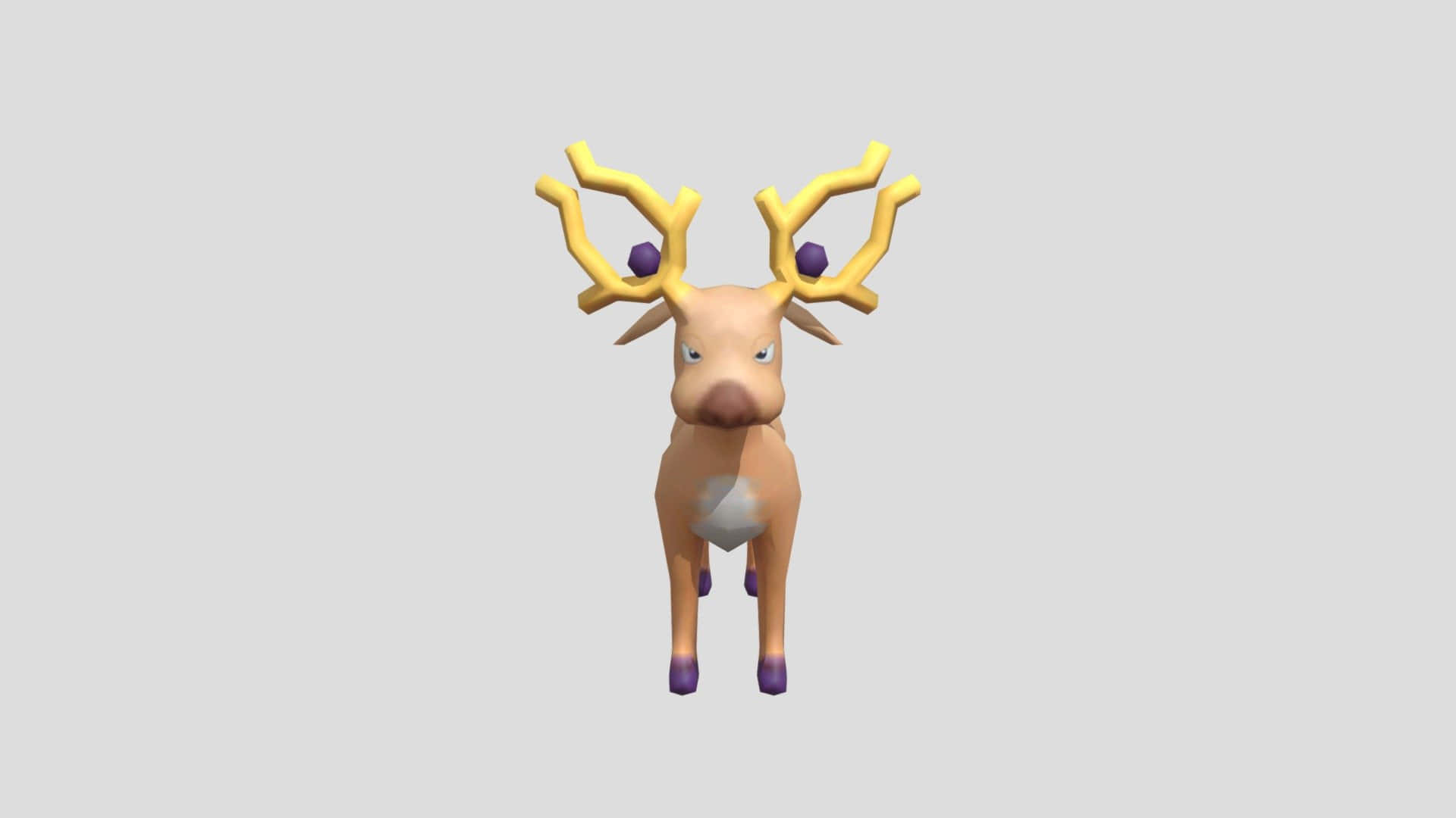 3d Stantler Background