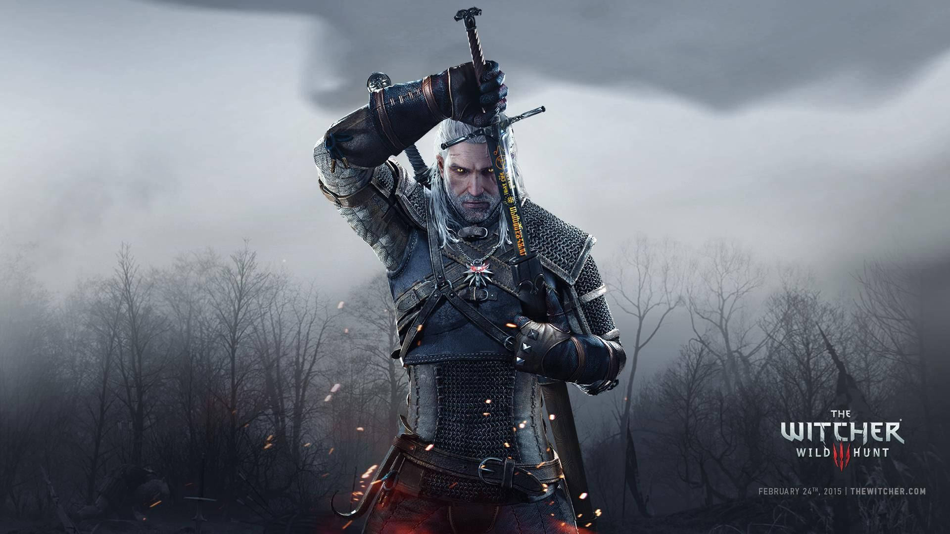 3d The Witcher Geralt Of Rivia Background