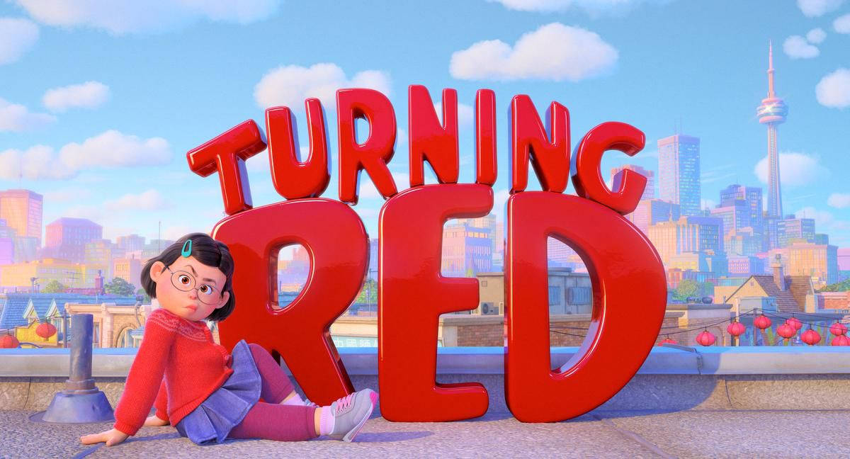 3d Turning Red Title Logo