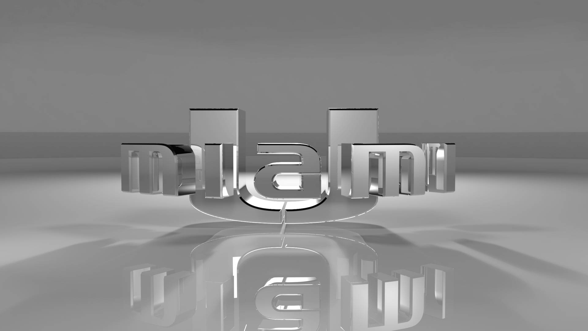 3d University Of Miami Logo Background