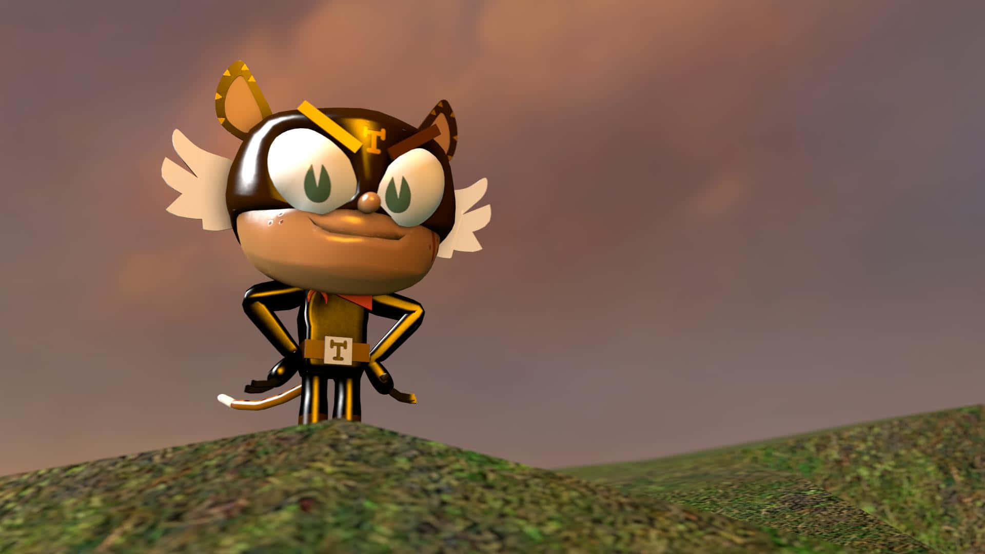 3d Version Of El Tigre The Adventures Of Manny Rivera Background