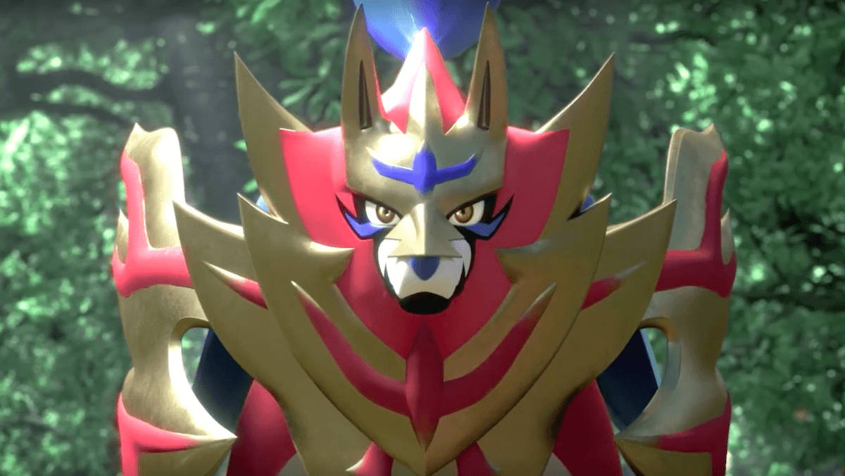 3d Zamazenta Pokemon Background