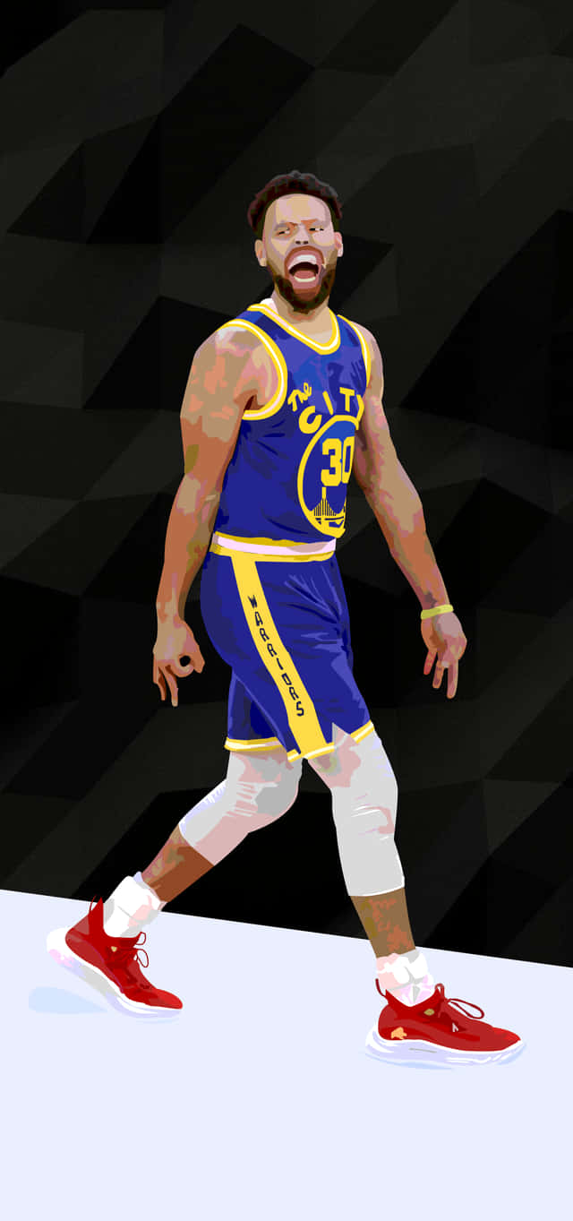 3x Nba Champion Stephen Curry Background