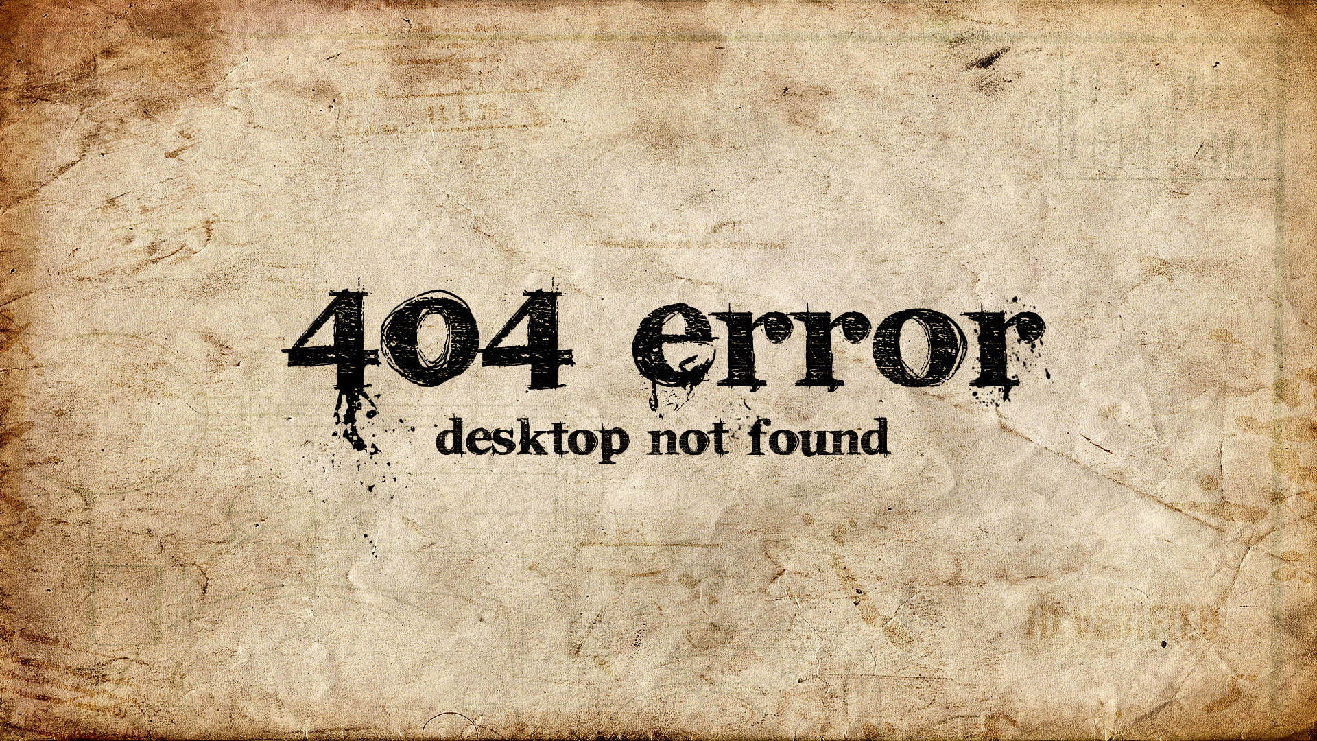 404 Funny Desktop Background