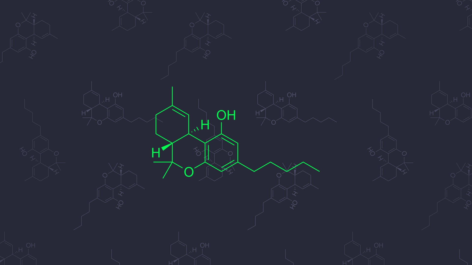 420 Chemical Structure Background