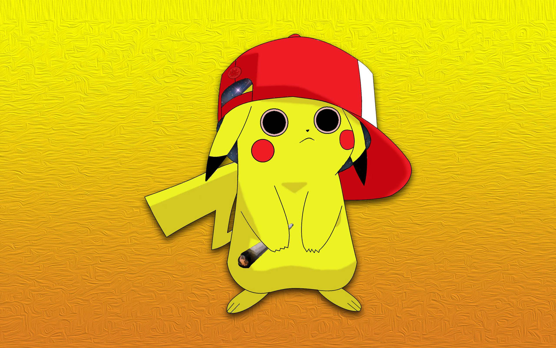 420 Pikachu With Blunt Background