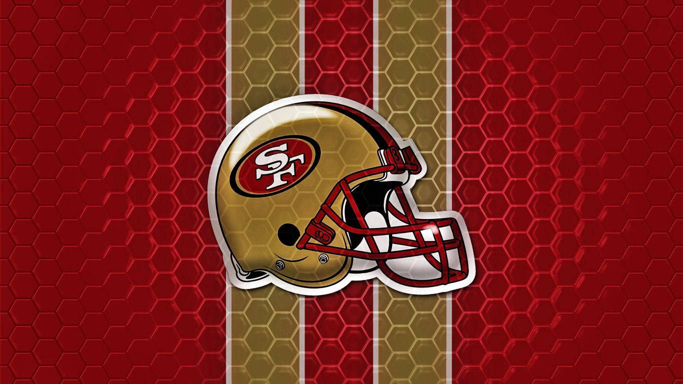 49ers Helmet Logo Background