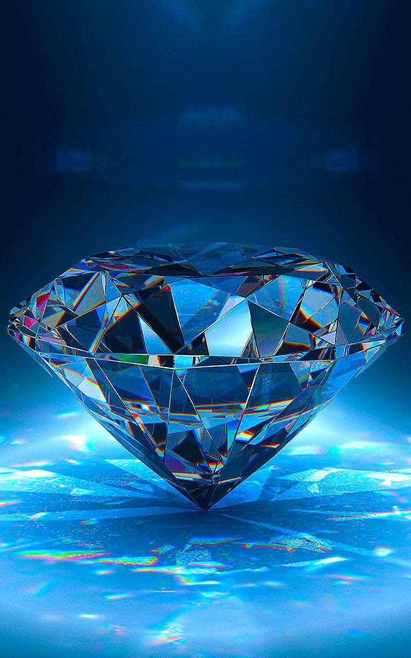4d Crystal Diamond Background