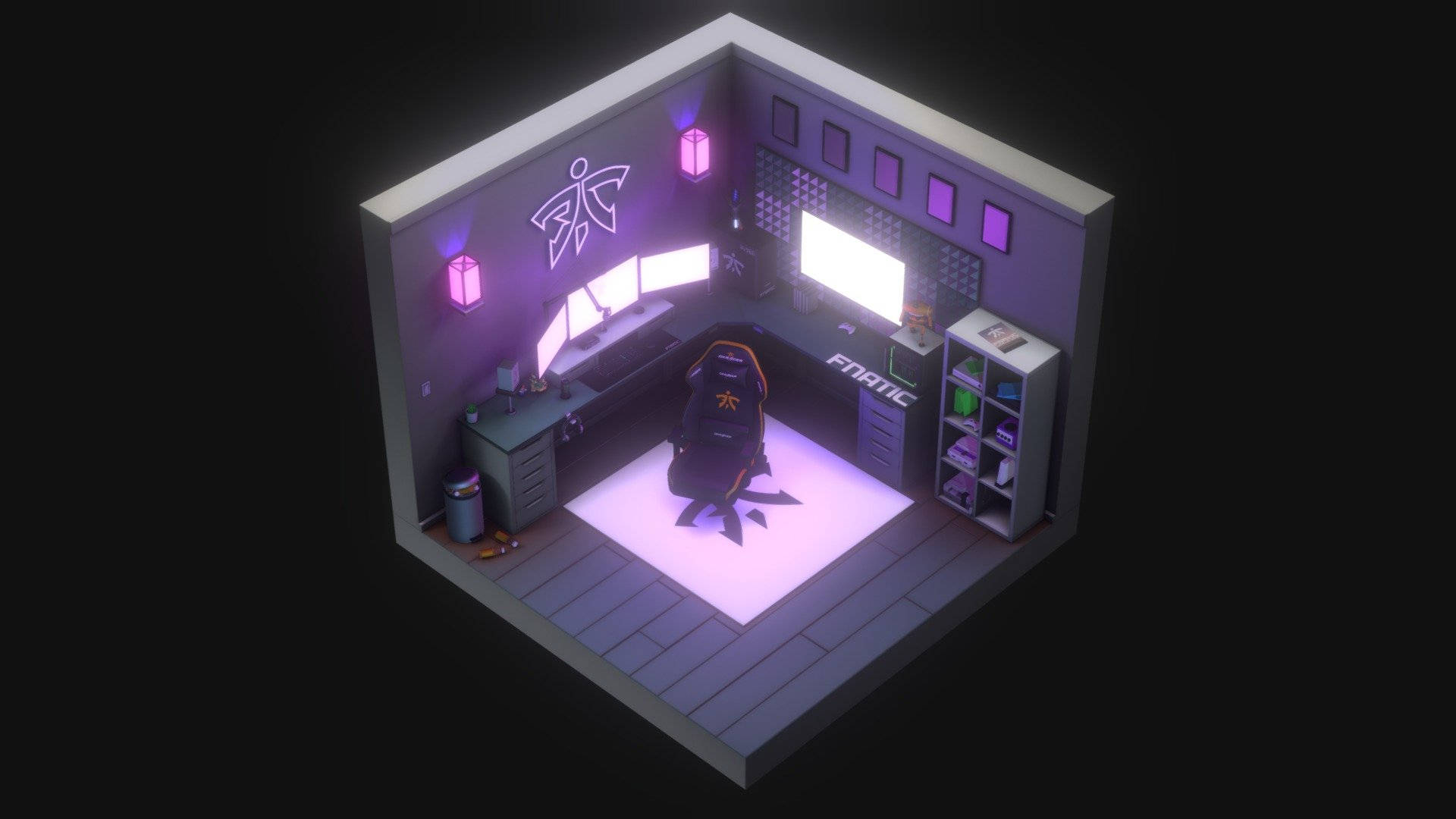 4d Holographic Game Room
