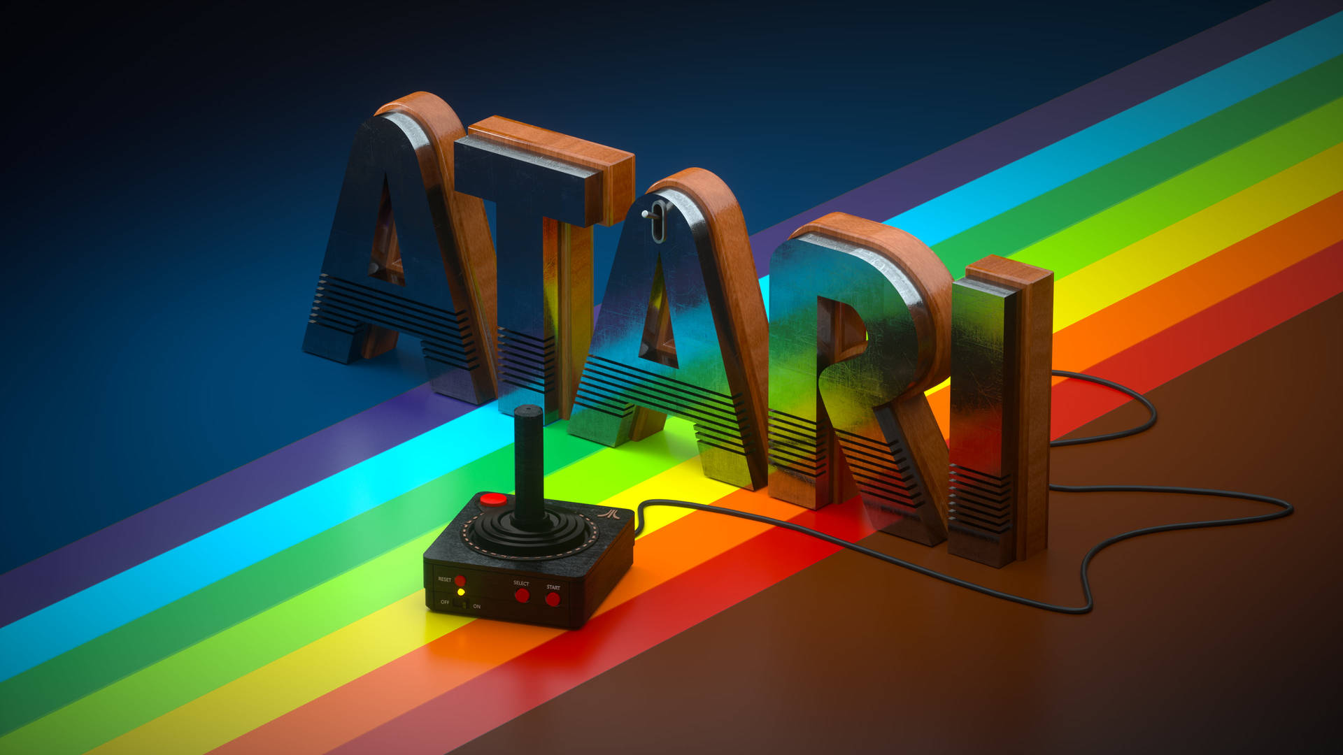 4d Ultra Hd Atari Logo Background
