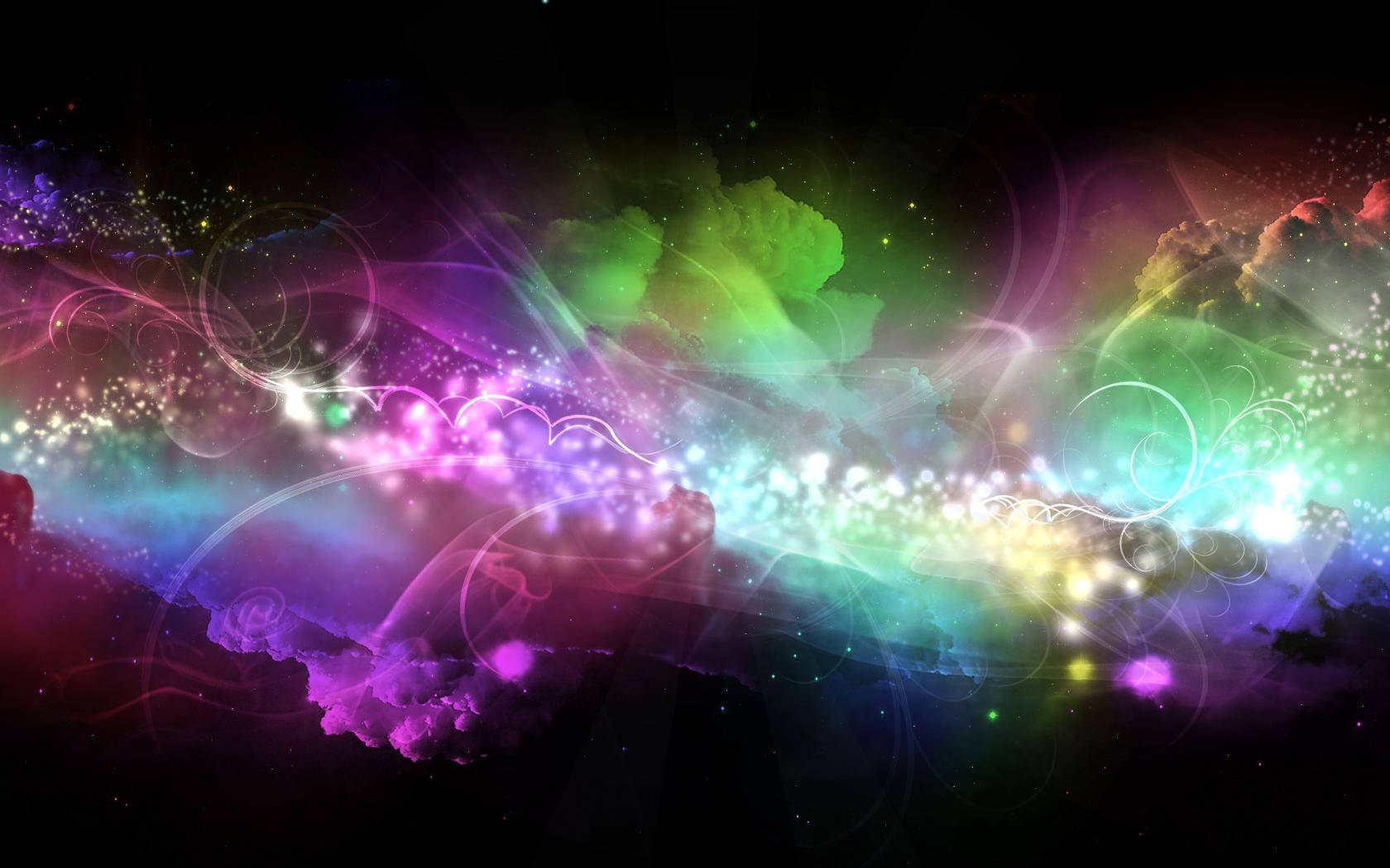 4k Abstract Colorful Clouds Background