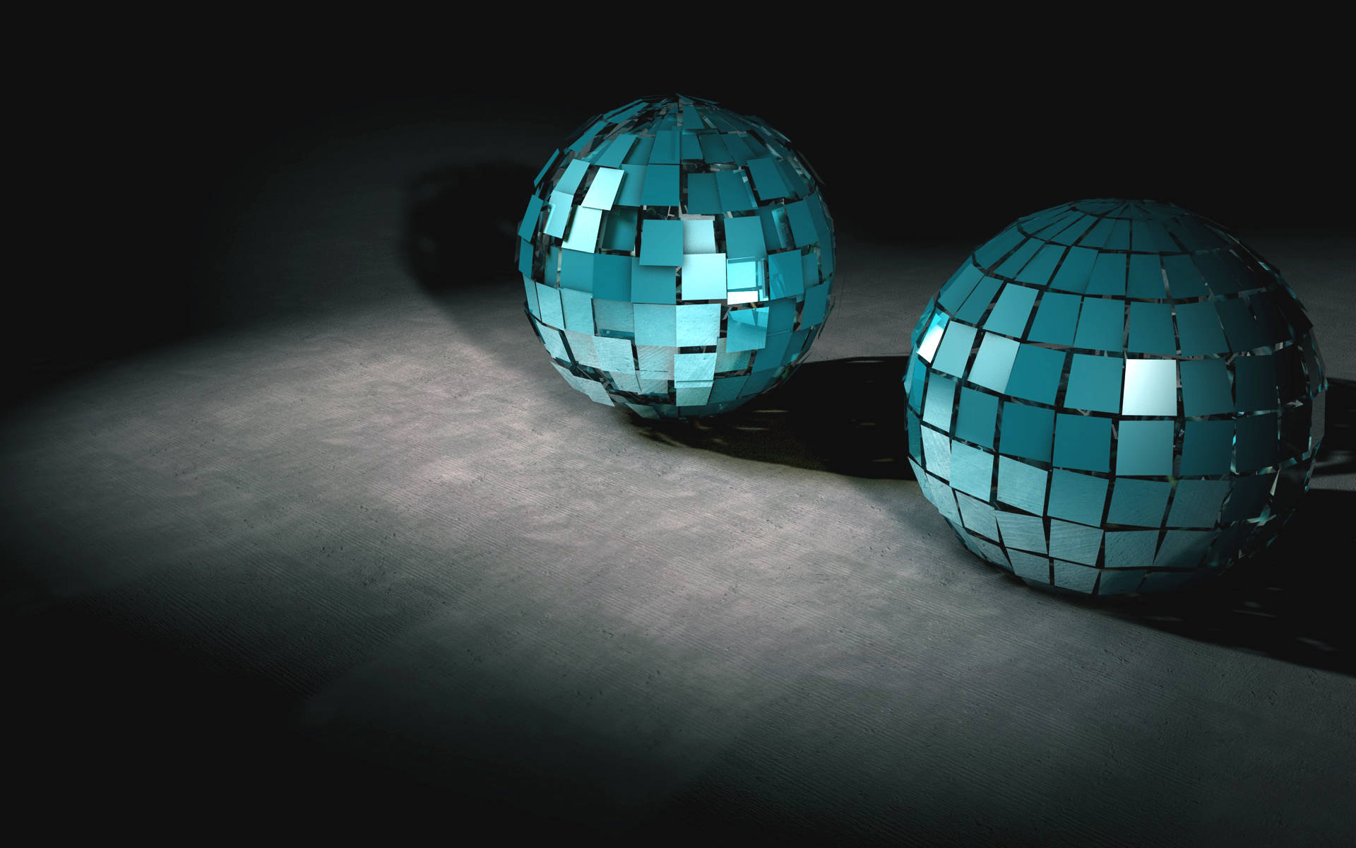 4k Abstract Disco Balls Background