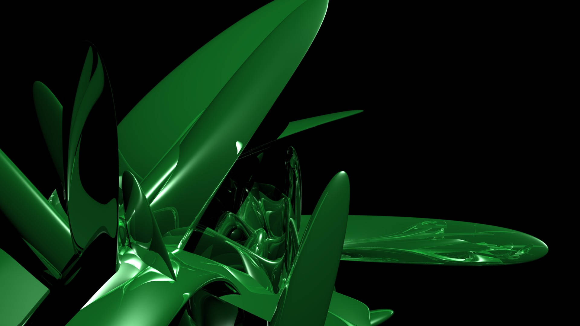 4k Abstract Green