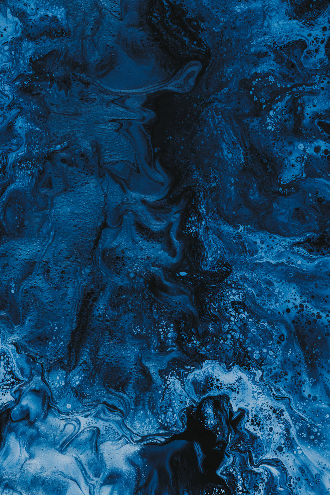 4k Abstract Murky Blue