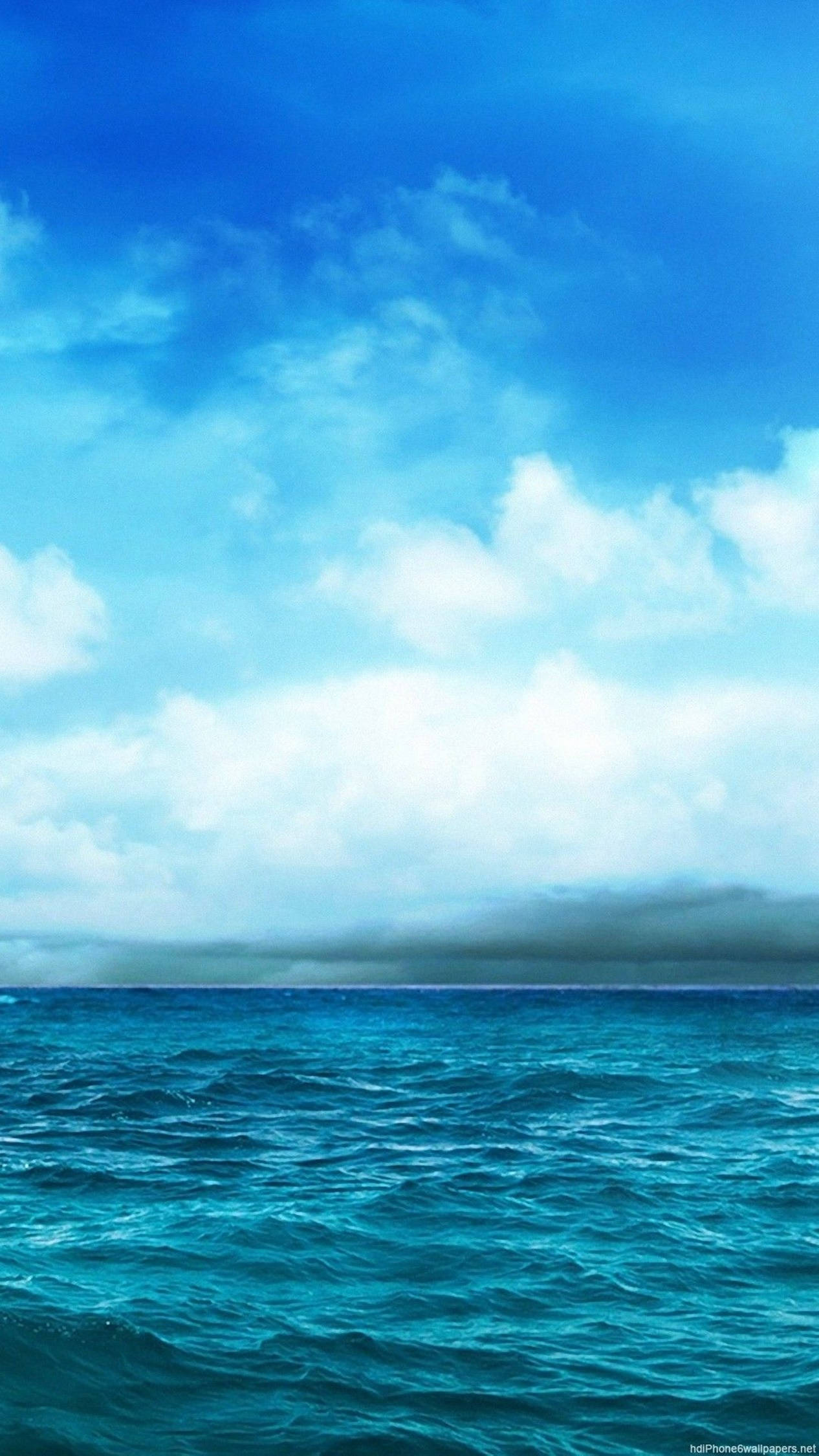 4k Android Ocean Art Background
