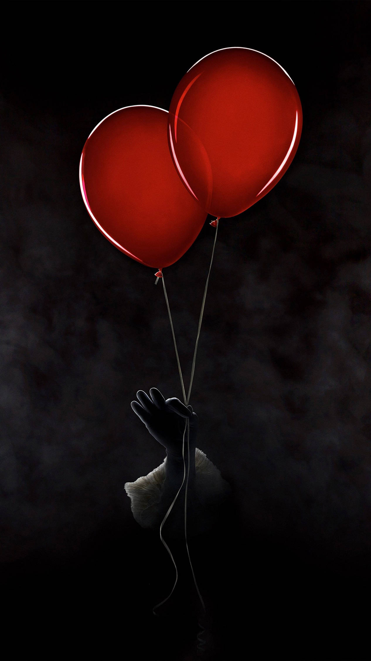 4k Android Red Balloons Background