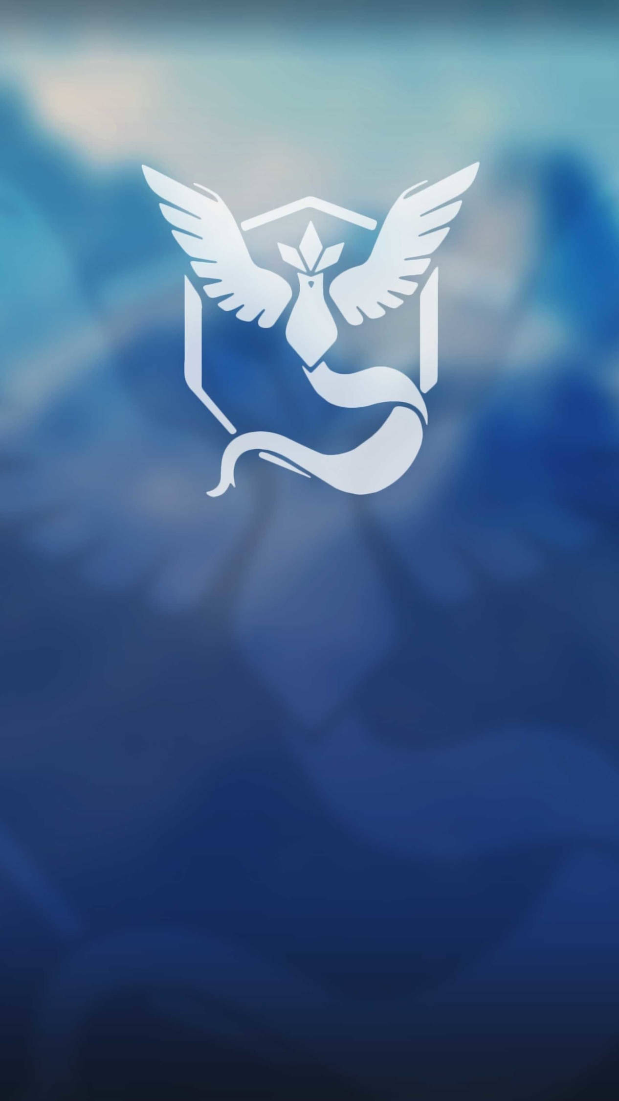 4k Android Team Mystic Logo Background