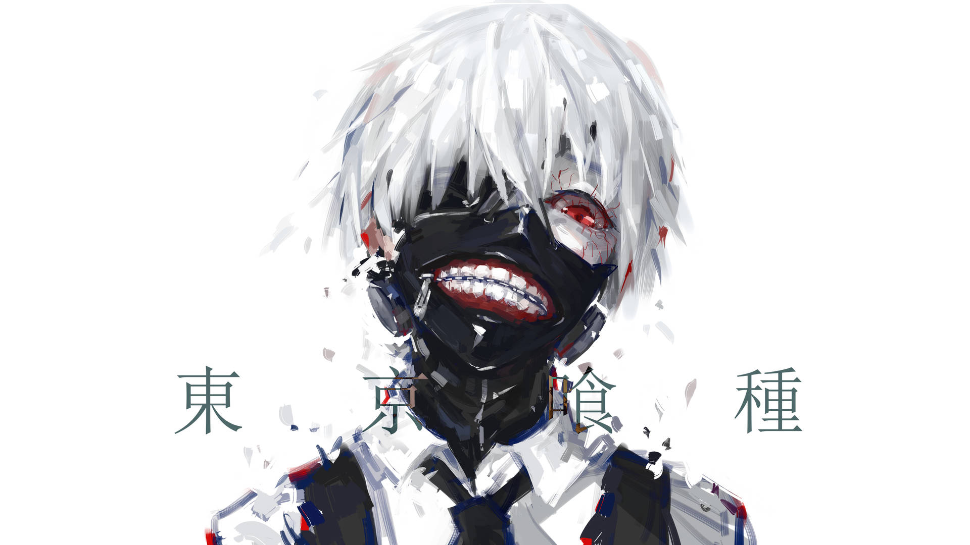 4k Anime Tokyo Ghoul Mask Background