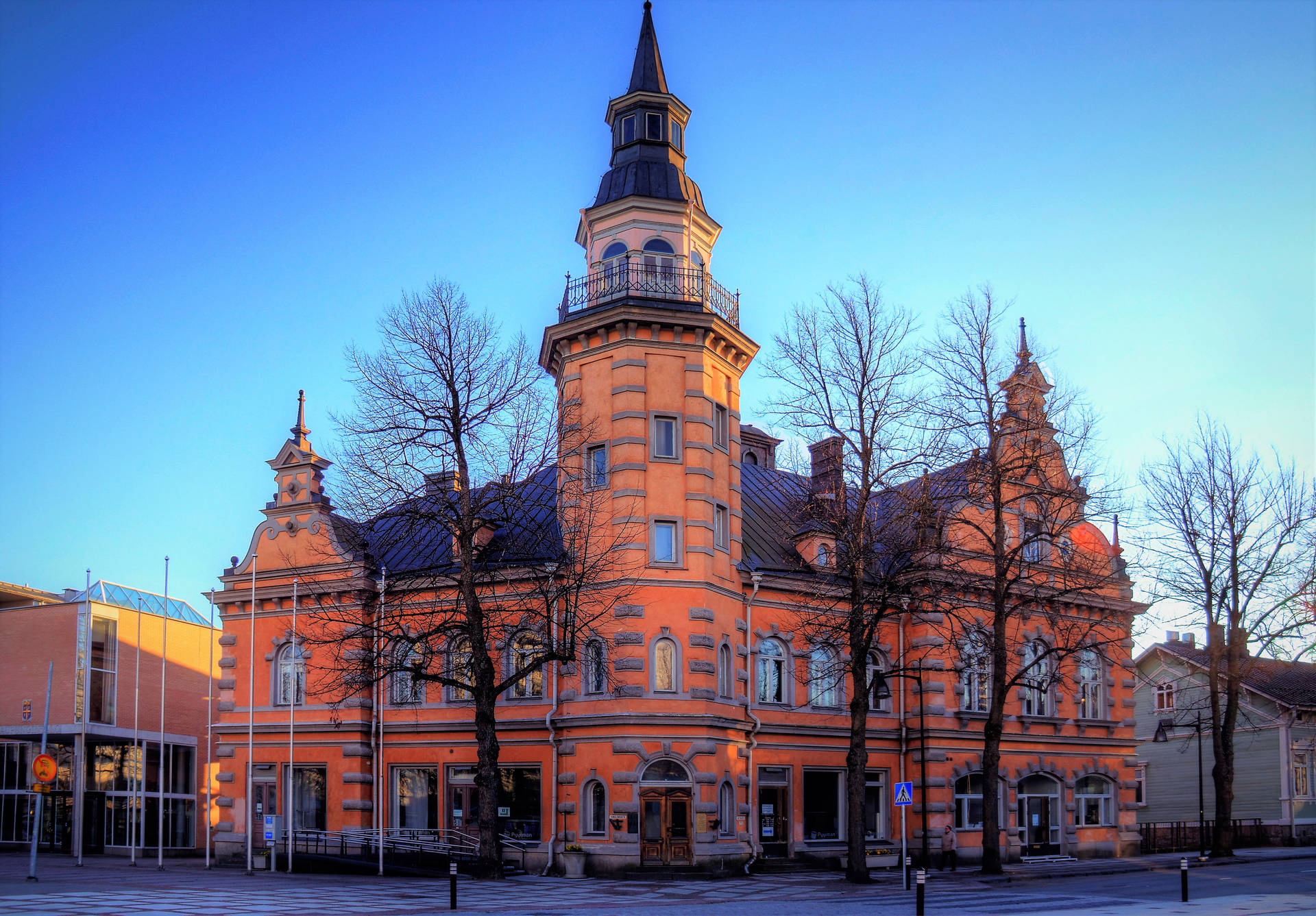 4k Architecture Building In Finland Background