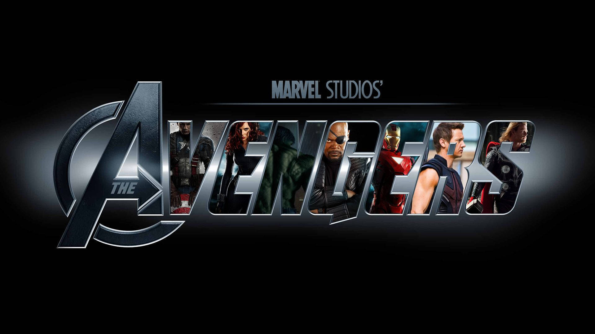 4k Avengers Title Logo Background