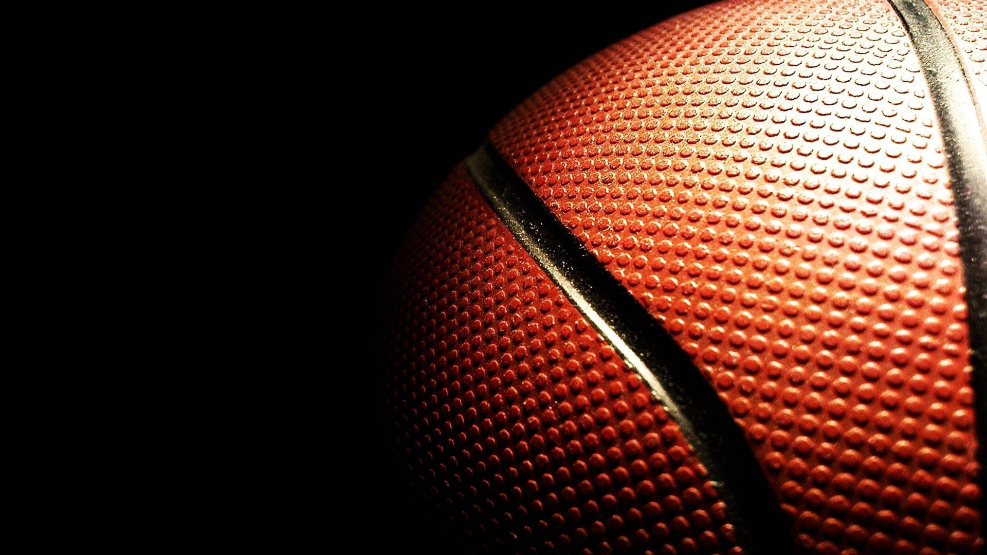 4k Basketball Detailed Orange Ball Background