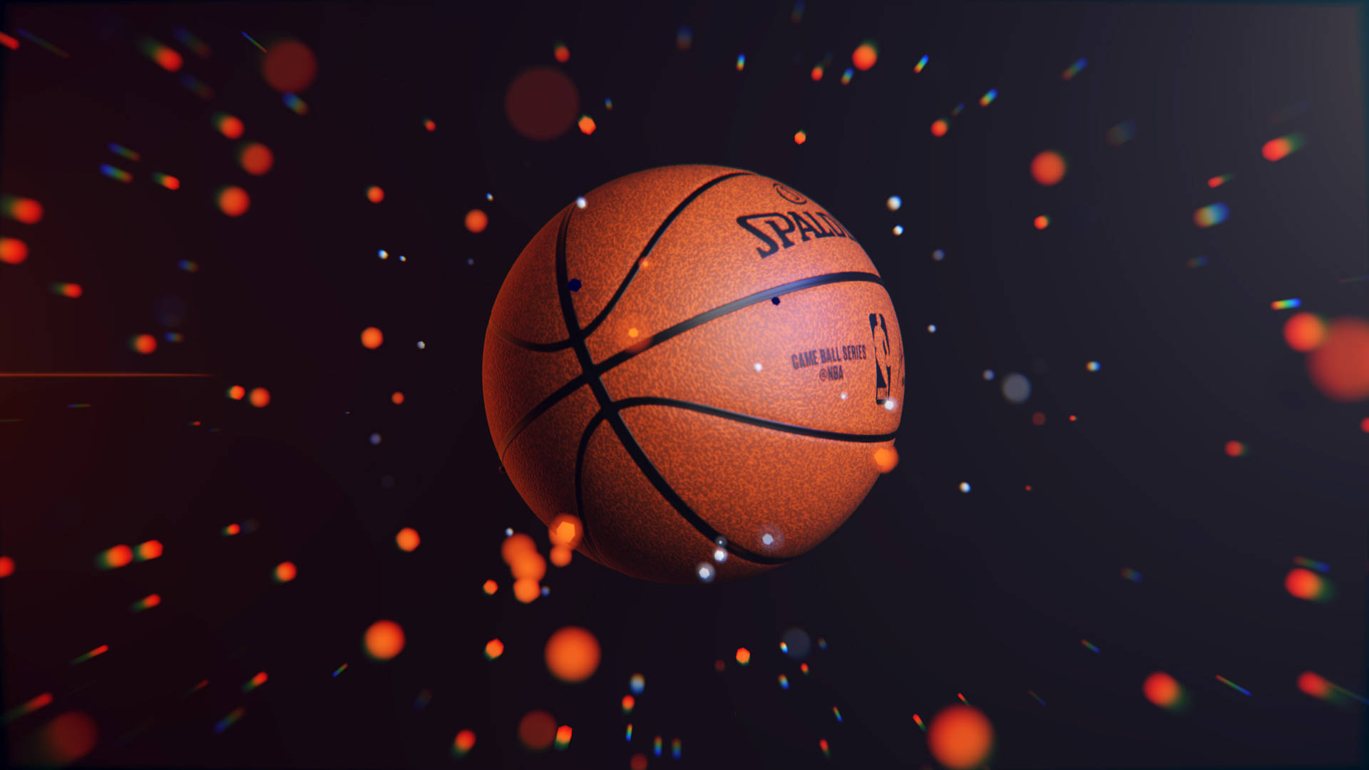 4k Basketball Spalding Ball Background