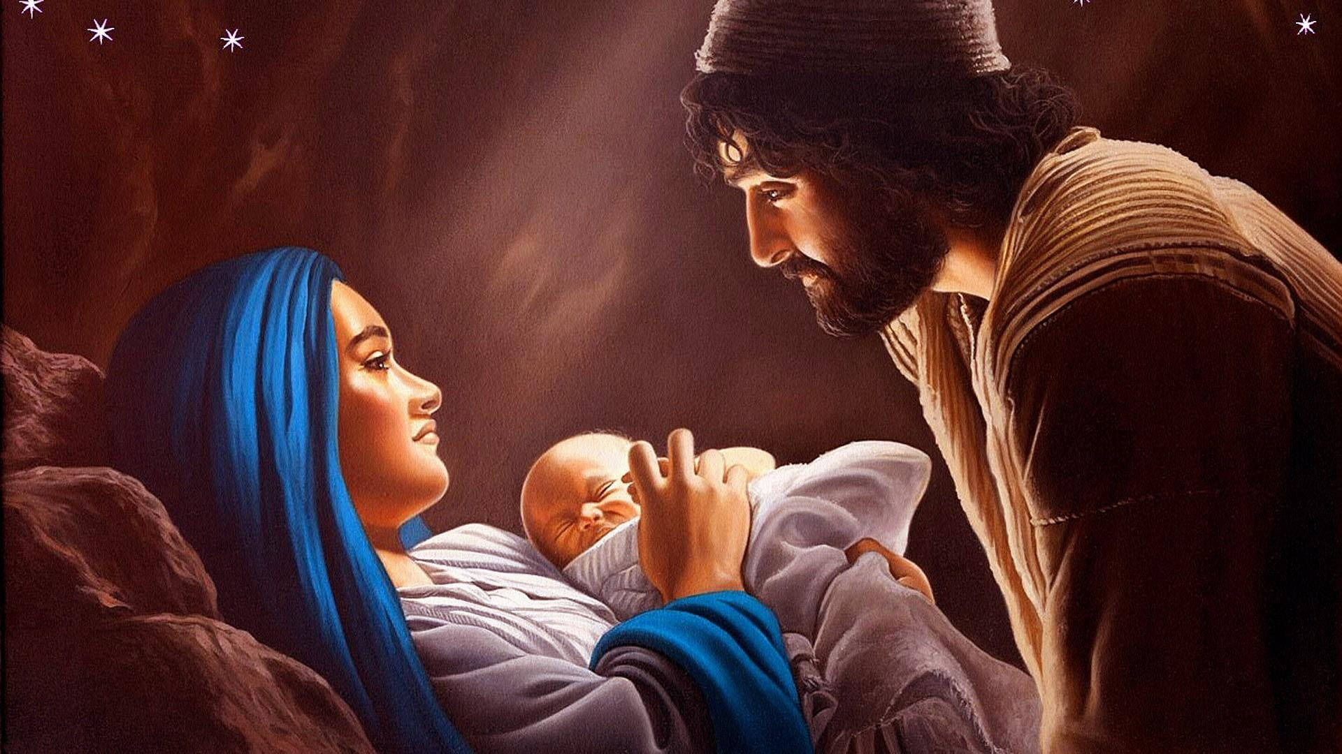 4k Birth Of Jesus Background