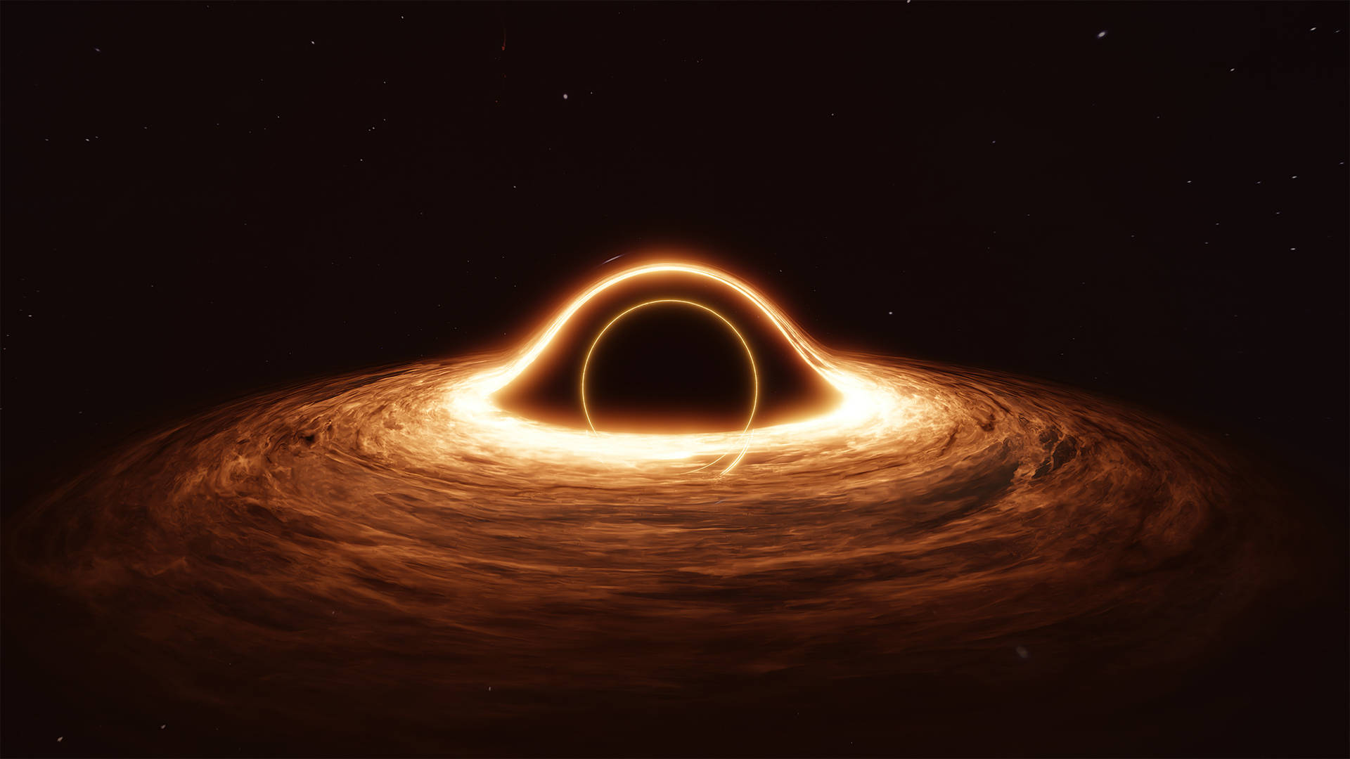 4k Black Hole Bright Horizon Background