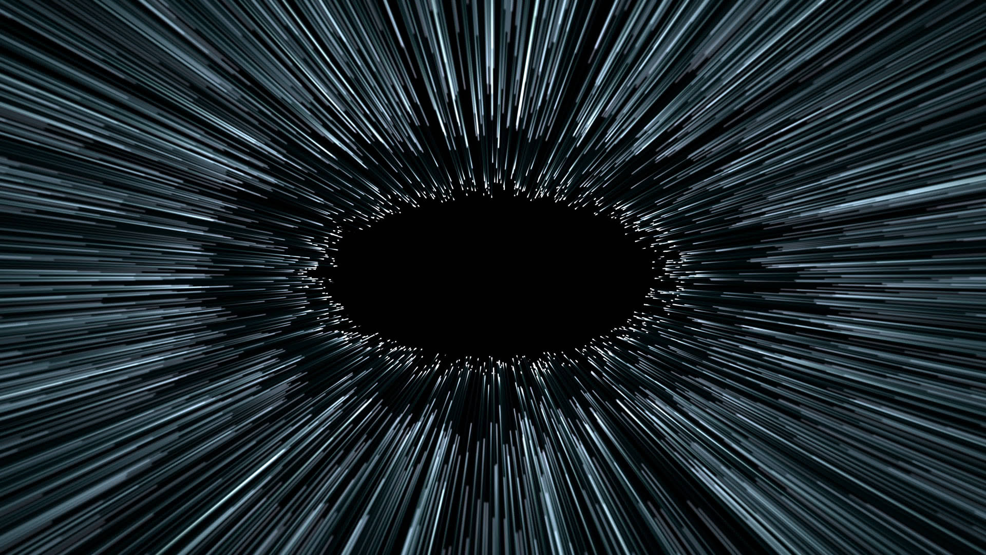 4k Black Hole Light Streaks Background