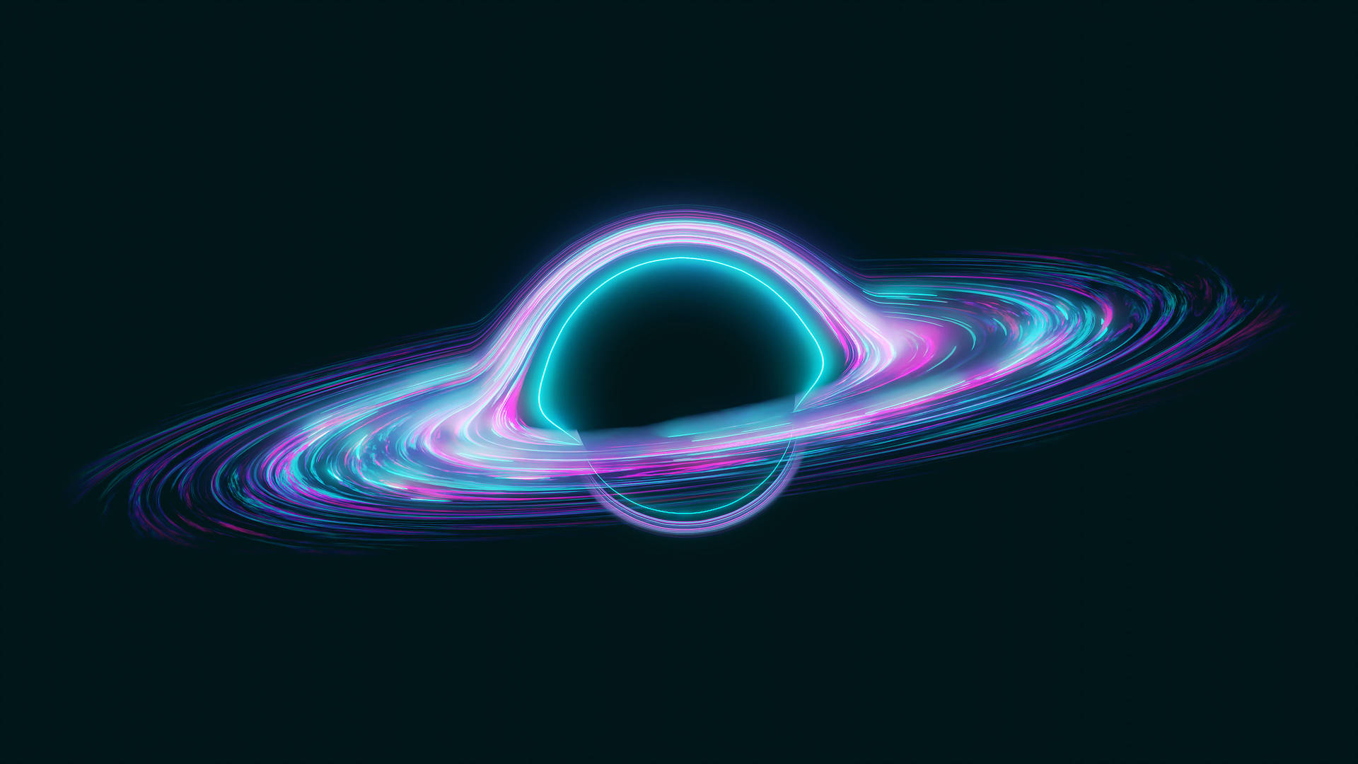 4k Black Hole Neon