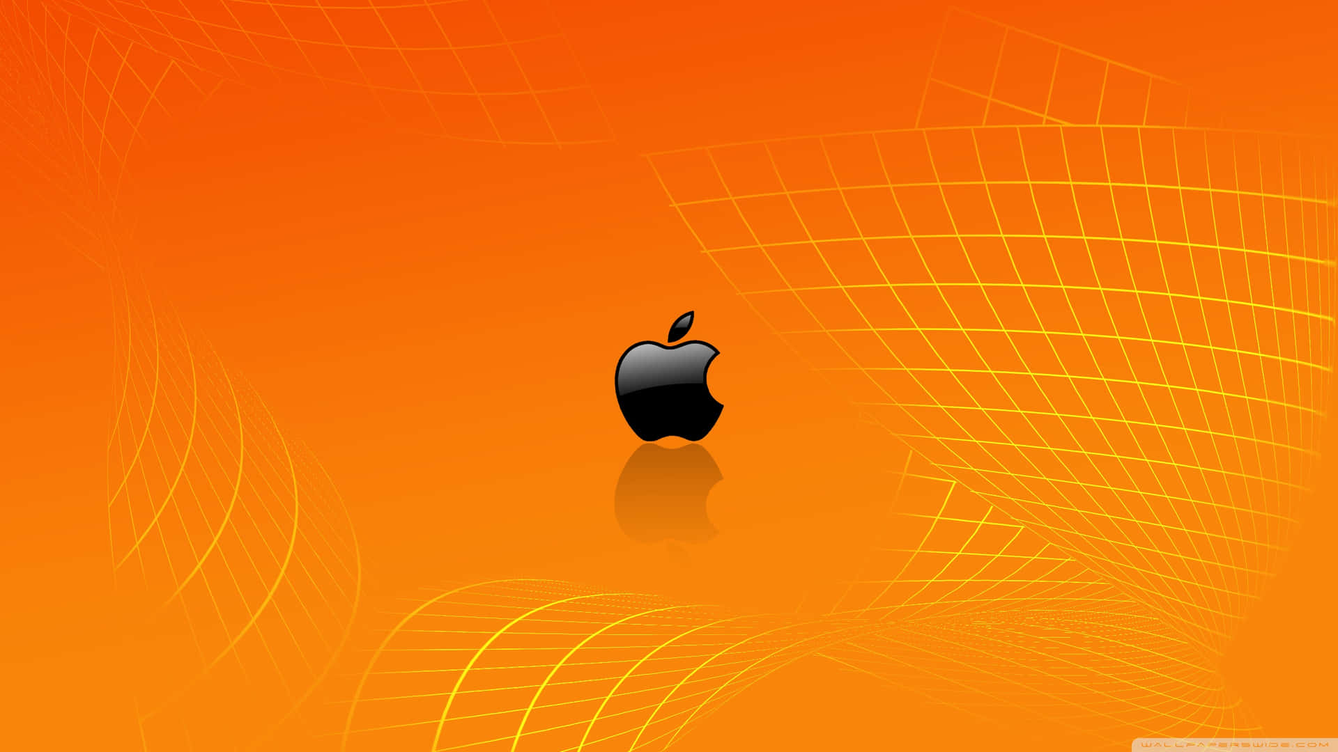 4k Black Minimalist Apple Background