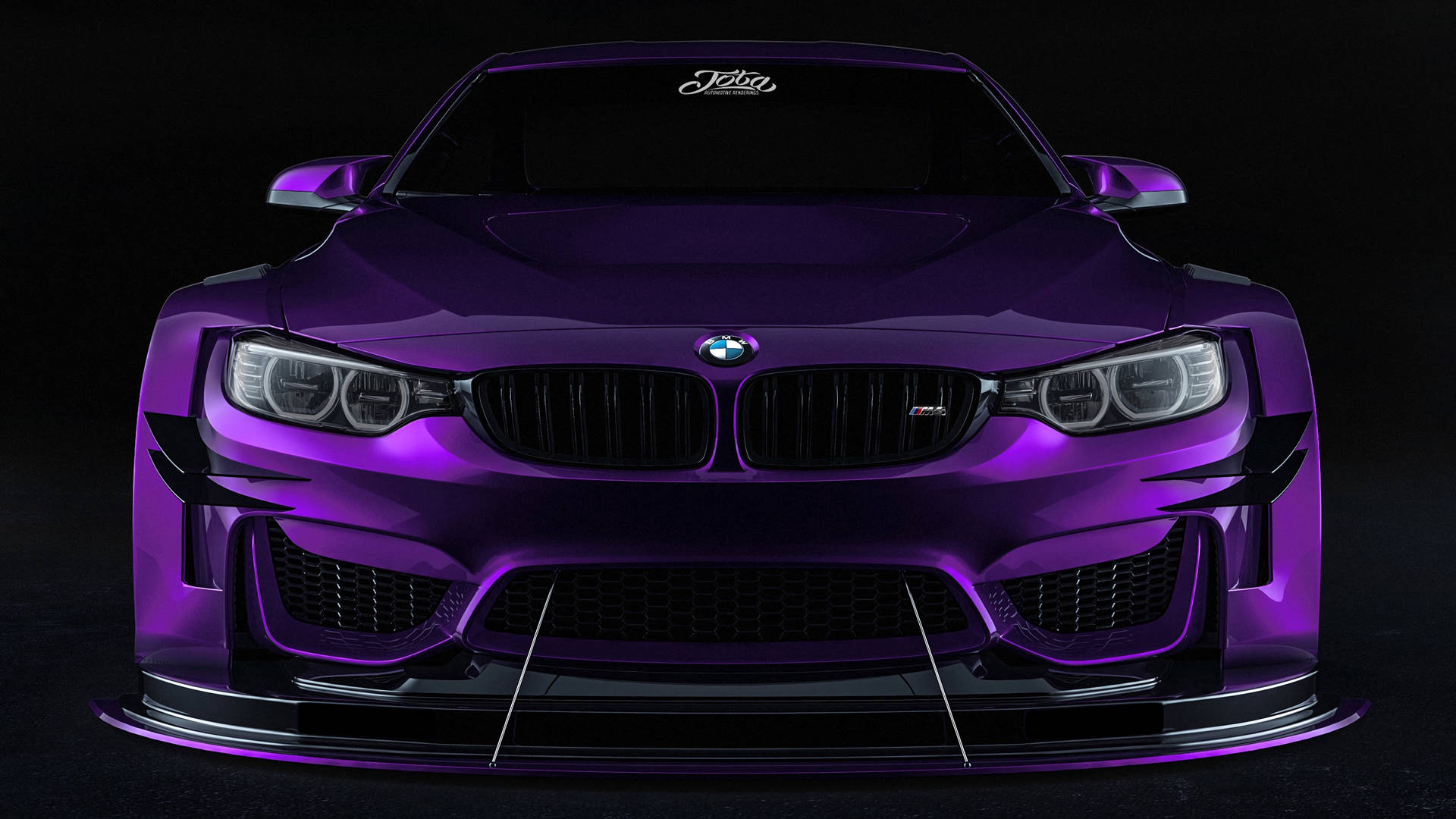 4k Bmw Purple Background