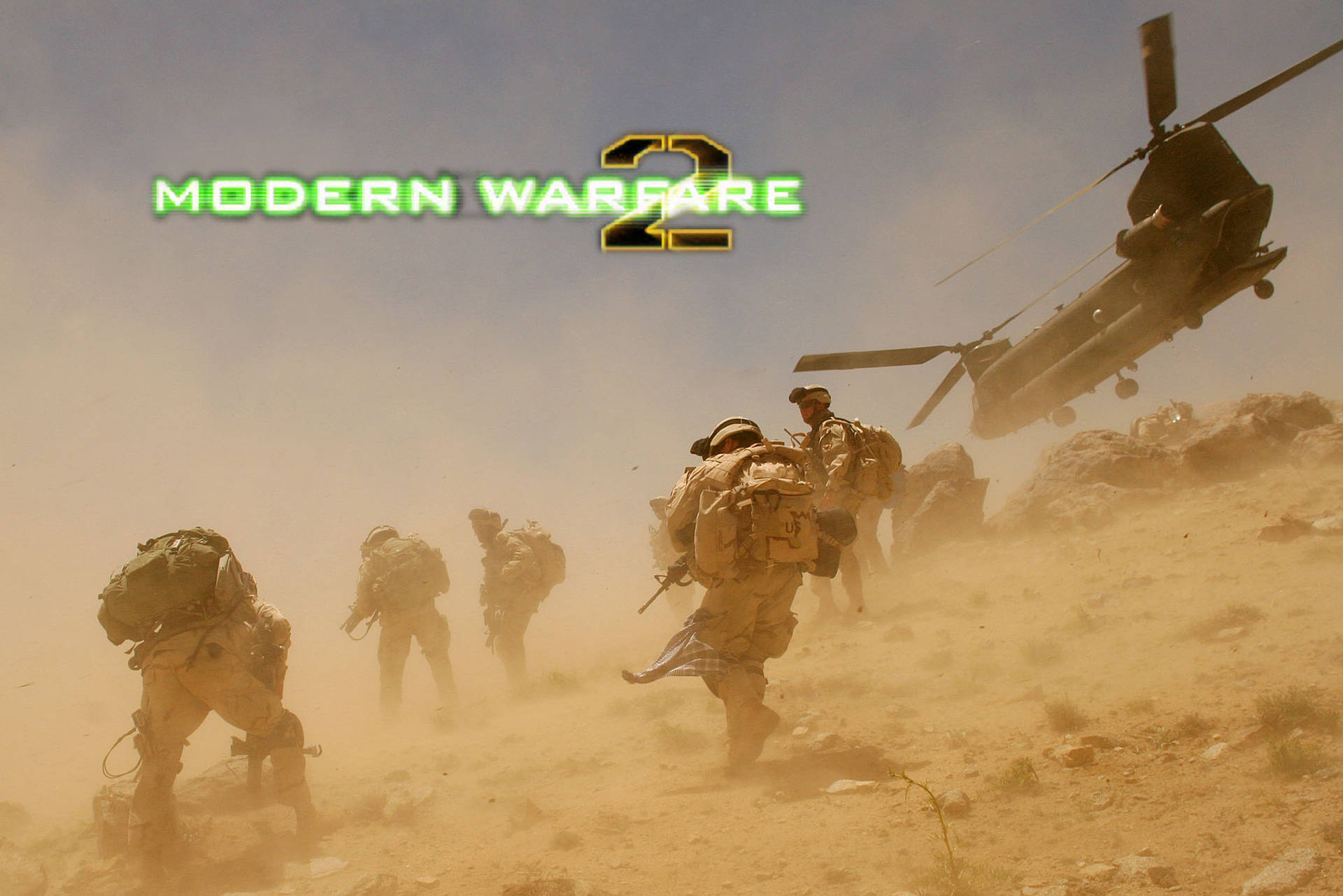 4k Call Of Duty In Desert Background