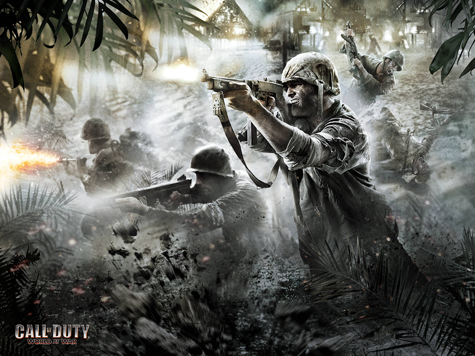 4k Call Of Duty Open Fire Background