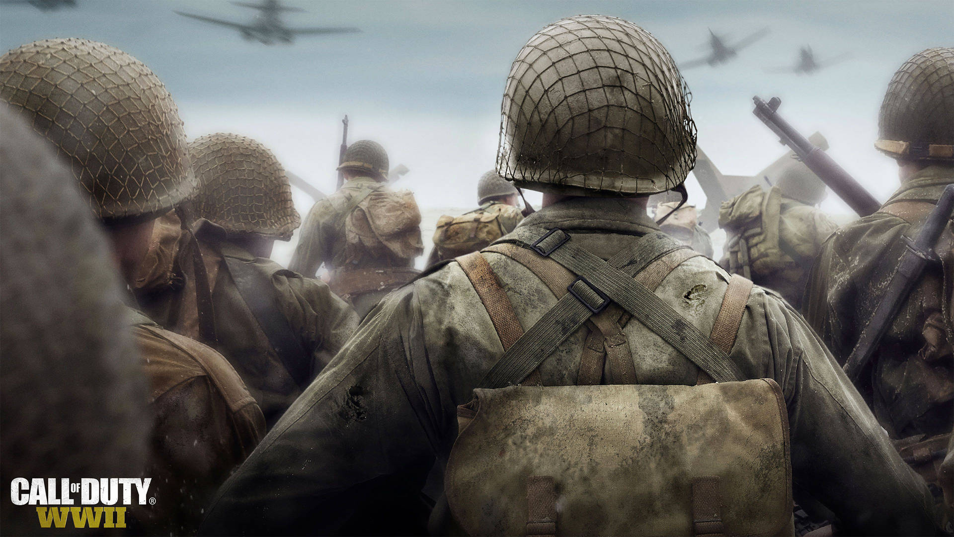 4k Call Of Duty Soldier Line Background