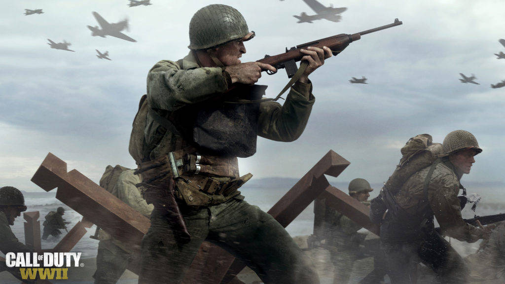 4k Call Of Duty Wwii Background